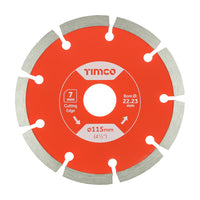 TIMCO General Purpose Diamond Blade - Segmented 115 x 22.2mm