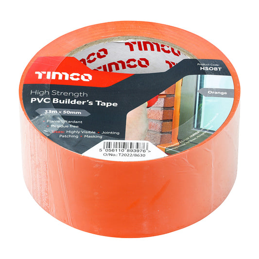 TIMCO High Strength PVC Builder's Tape