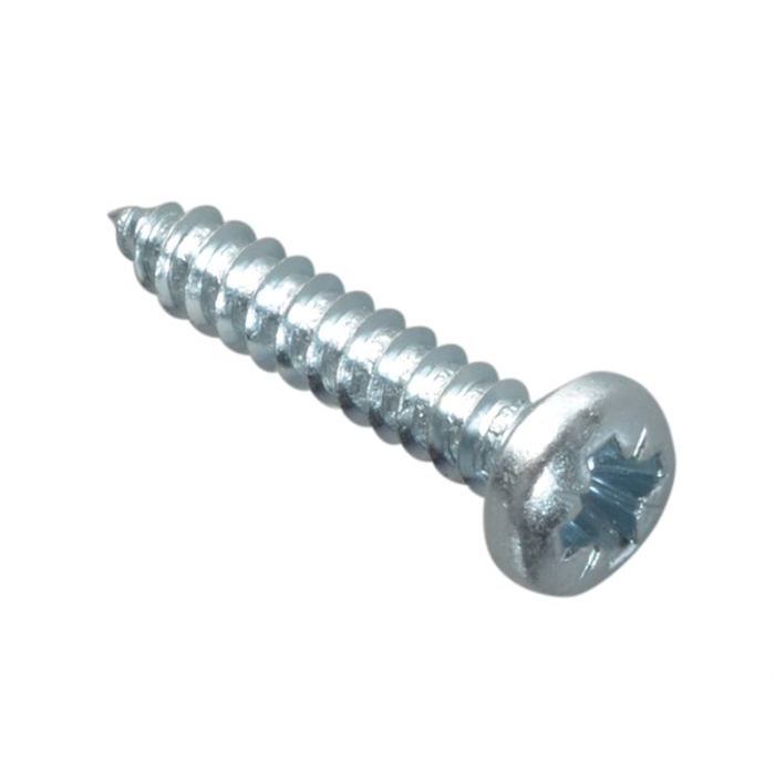 ForgeFix Self-Tapping Screw Pozi Compatible Pan Head ZP 3/4in x 6 (Pack of 40)