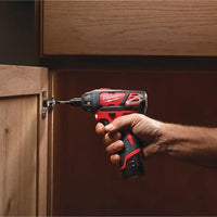 Milwaukee M12™ 12V Sub Compact Single Speed Screwdriver with 2 x 1.5Ah Batteries