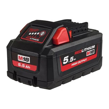 Milwaukee M18™ HIGH OUTPUT™ 5.5Ah REDLITHIUM™ Battery