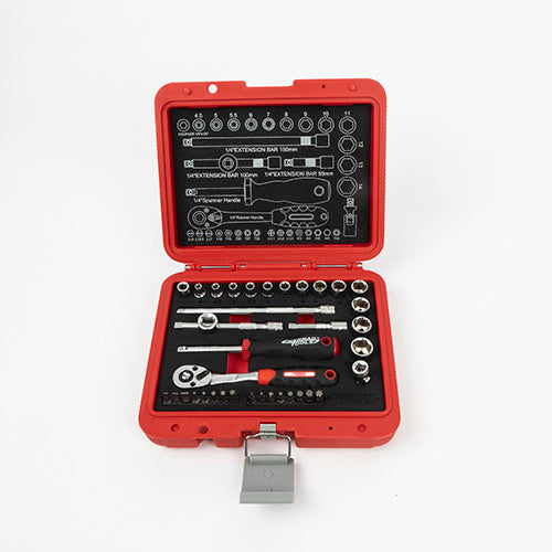 Nerrad 37 Piece 1/4″ Drive Socket Set