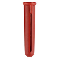 TIMCO 30mm Plastic Plugs - Red (100 Pieces)