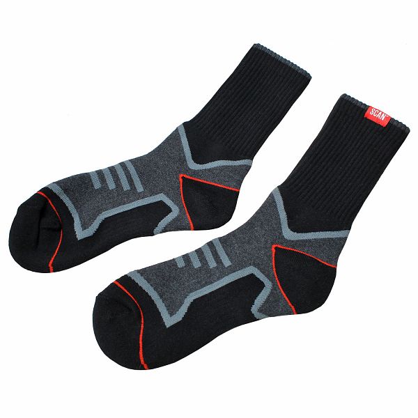 Scan Work Socks Twin pack (Size 6-12)