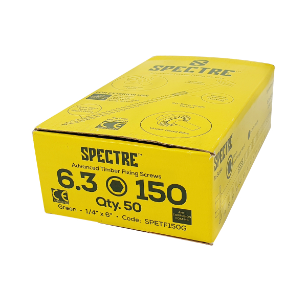 Spectre T/Fix Screw 6.3 x 175mm (Box of 50)