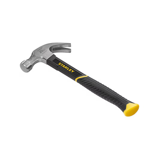 Stanley 20oz (0.57kg) Fibreglass Claw Hammer