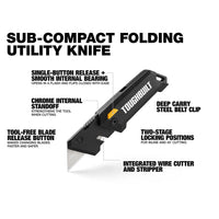 ToughBuilt Sub-Compact Folding Utility Knife