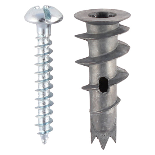 TIMCO 31.5mm Metal Speed Plugs & Screws (75 Pieces)