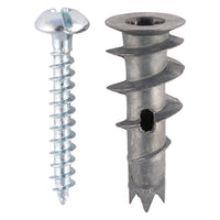 TIMCO 31.5mm Metal Speed Plugs & Screws (75 Pieces)