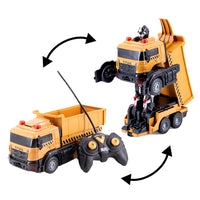 Vaunt Remote Control Transforming Toy Dump Truck