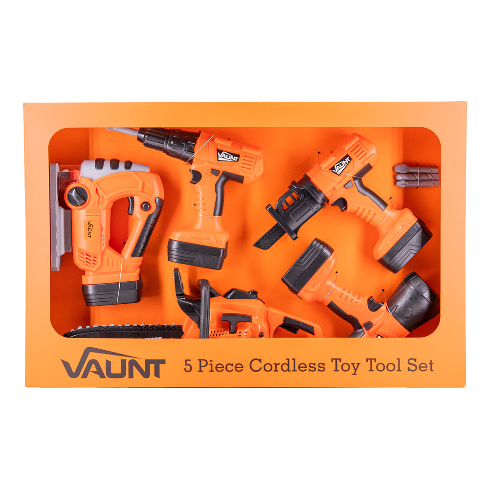 Vaunt 5 Piece Cordless Toy Tool Set