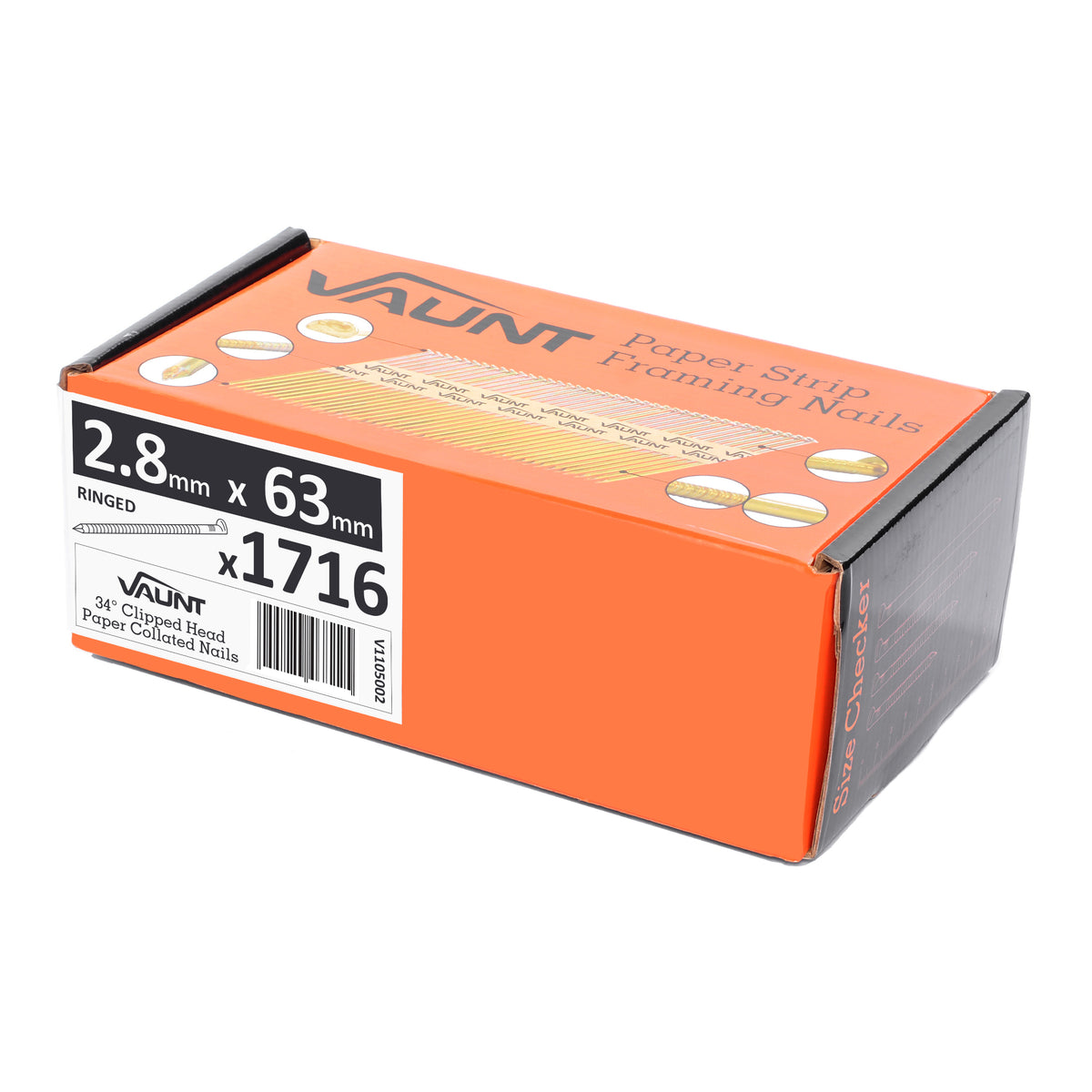 Vaunt 63mm x 2.8mm 34° Angled Framing Nails - Pack of 1716