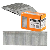 Vaunt 25mm 16g Straight Brad Nails - Pack of 1500