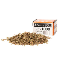 Vaunt 3.5mm x 30mm Multi-Purpose Wood Screws - Box of 1000
