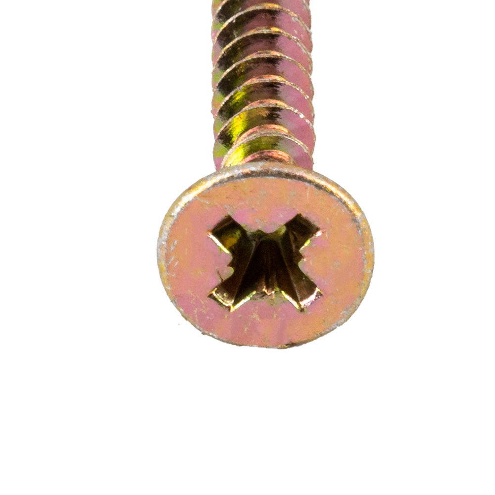 Vaunt 4.0 x 40mm Woodscrew Zinc Yellow Passivated - Box of 200
