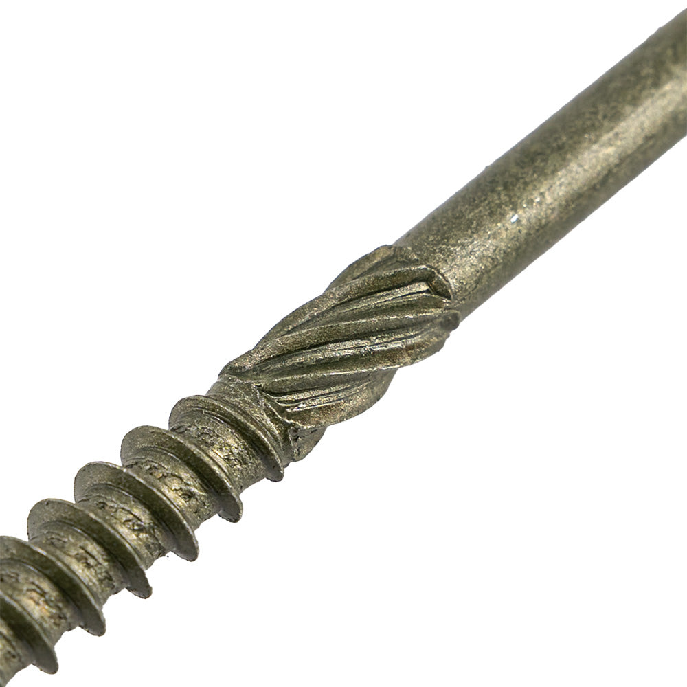 Vaunt 6.7mm x 100mm Hex Head Green Organic Timber Screws - Box of 50