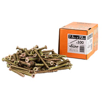 Vaunt 7.5 x 72mm Concrete Frame Screws - Box of 100