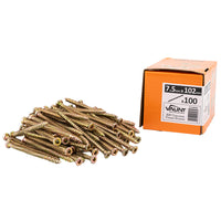 Vaunt 7.5 x 102mm Concrete Frame Screws - Box of 100