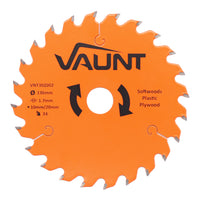 Vaunt 136mm x 20mm 24T TCT Circular Saw Blade with 10mm Reduction Ring