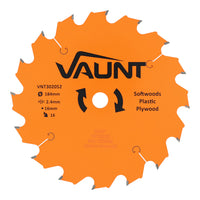 Vaunt 184mm x 16mm 16T TCT Circular Saw Blade