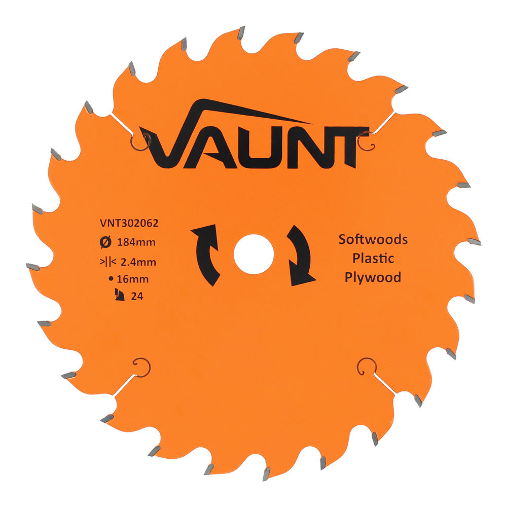 Vaunt 184mm x 16mm 24T TCT Circular Saw Blade