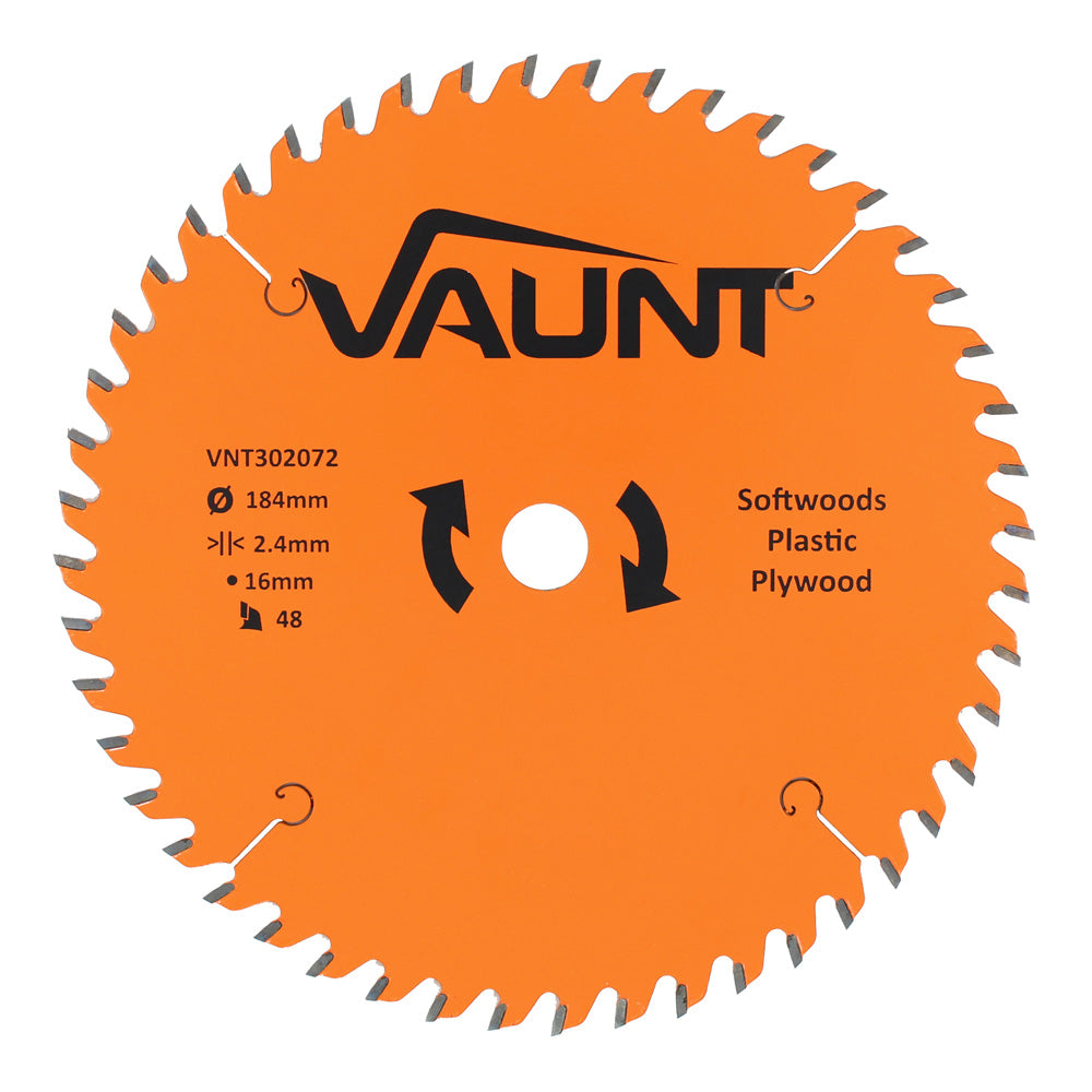 Vaunt 184mm x 16mm 48T TCT Circular Saw Blade