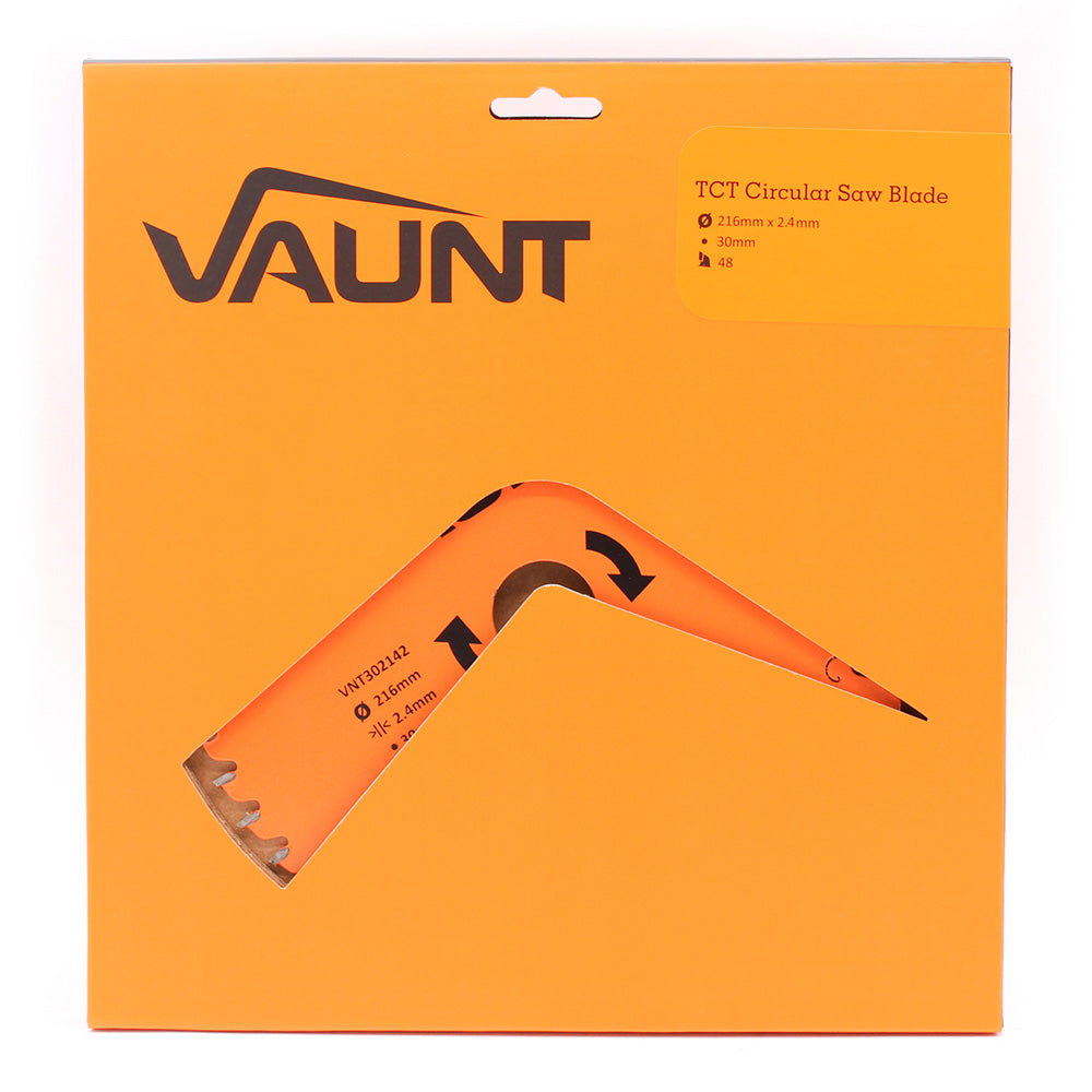 Vaunt 216mm x 30mm 48T TCT Circular Saw Blade