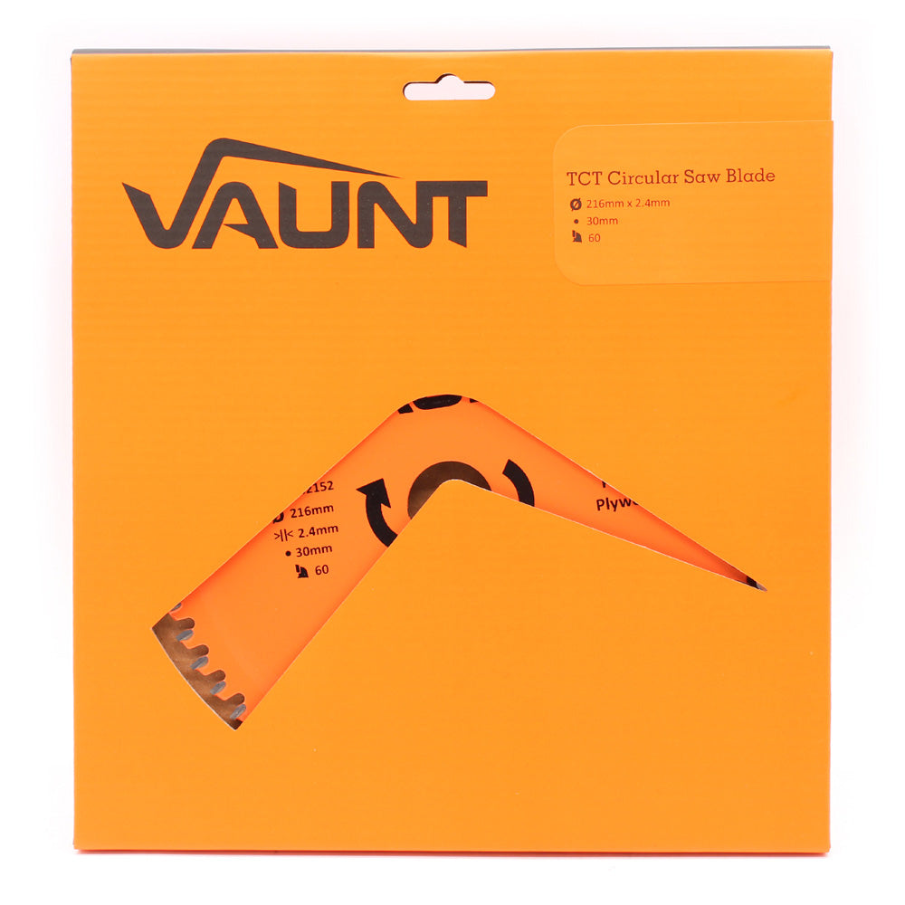 Vaunt 216mm x 30mm 60T TCT Circular Saw Blade