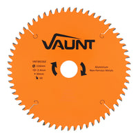 Vaunt 216mm x 30mm 60T TCT Circular Saw Blade for Aluminium Cutting