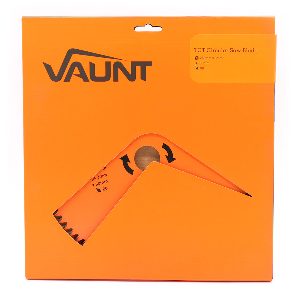 Vaunt 260mm x 30mm 80T TCT Circular Saw Blade