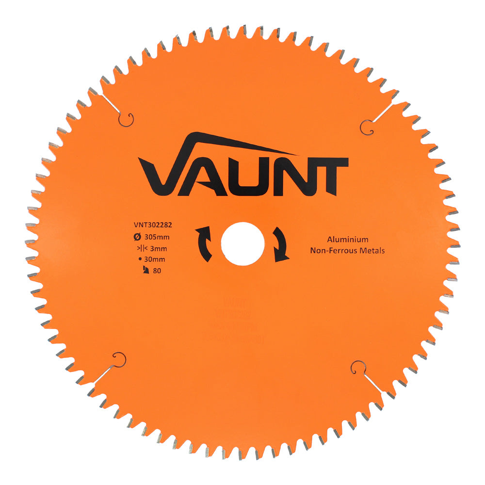 Vaunt 305mm x 30mm 80T TCT Circular Saw Blade for Aluminium Cutting