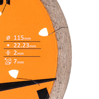 Vaunt Diamond Tile Blade 115mm - Pack of 2