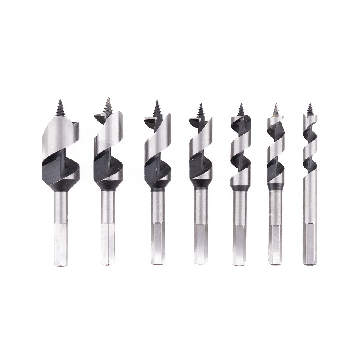 Vaunt 7 Piece 110mm Auger Drill Stubby Bit Set