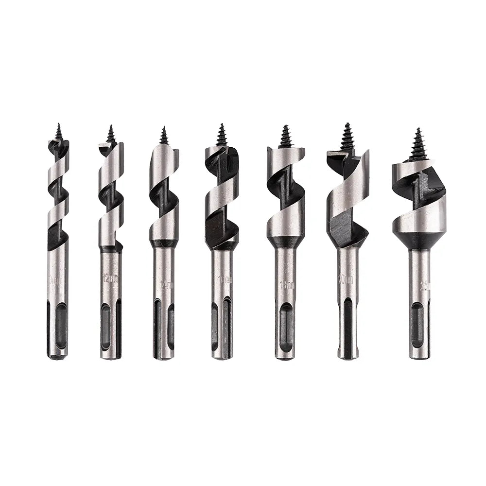 Vaunt 7 Piece Stubby SDS+ Auger Drill Bit Set
