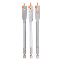 Vaunt 13mm x 152mm Flat Bits - Pack of 3