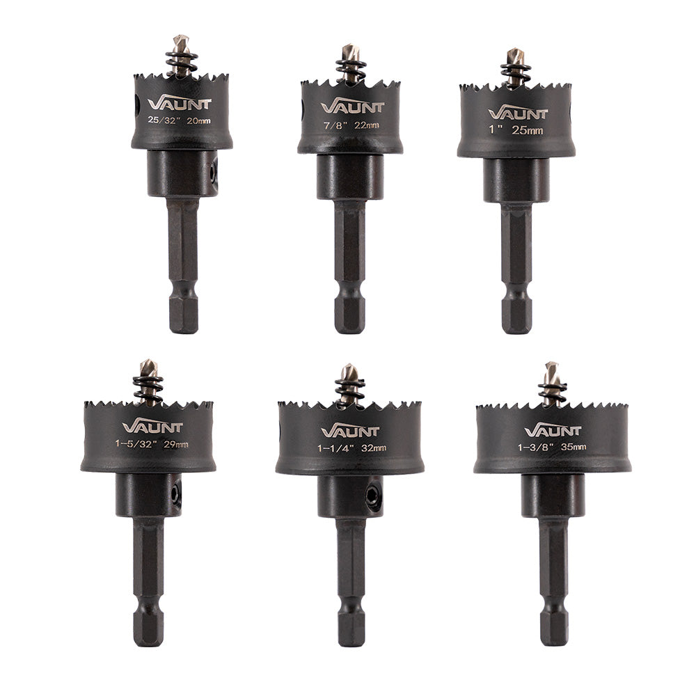 Vaunt 6 Piece Bi-Metal Impact Holesaw Set