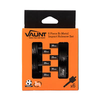 Vaunt 6 Piece Bi-Metal Impact Holesaw Set