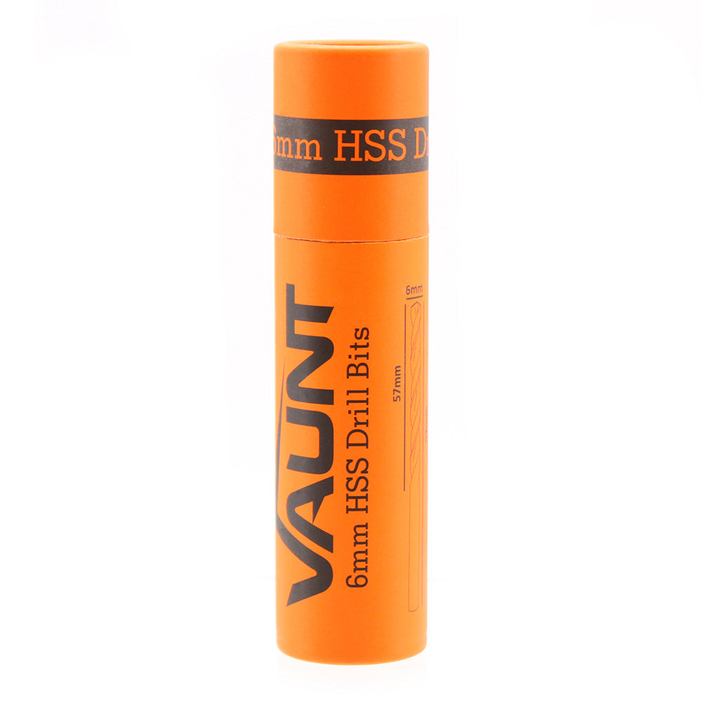 Vaunt 6.0mm x 93mm HSS Drill Bit - Pack of 10