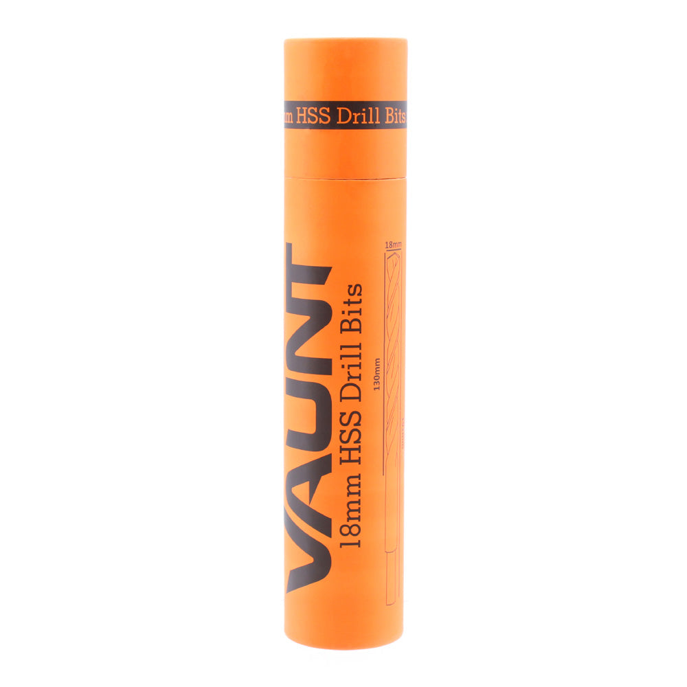 Vaunt 18mm x 191mm HSS Drill Bits - Pack of 2