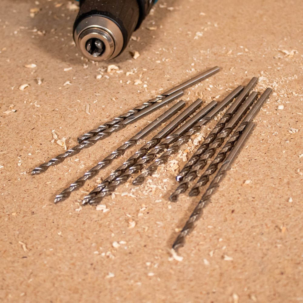 Vaunt 5.0mm x 132mm HSS Long Series Drill Bits - Pack of 10