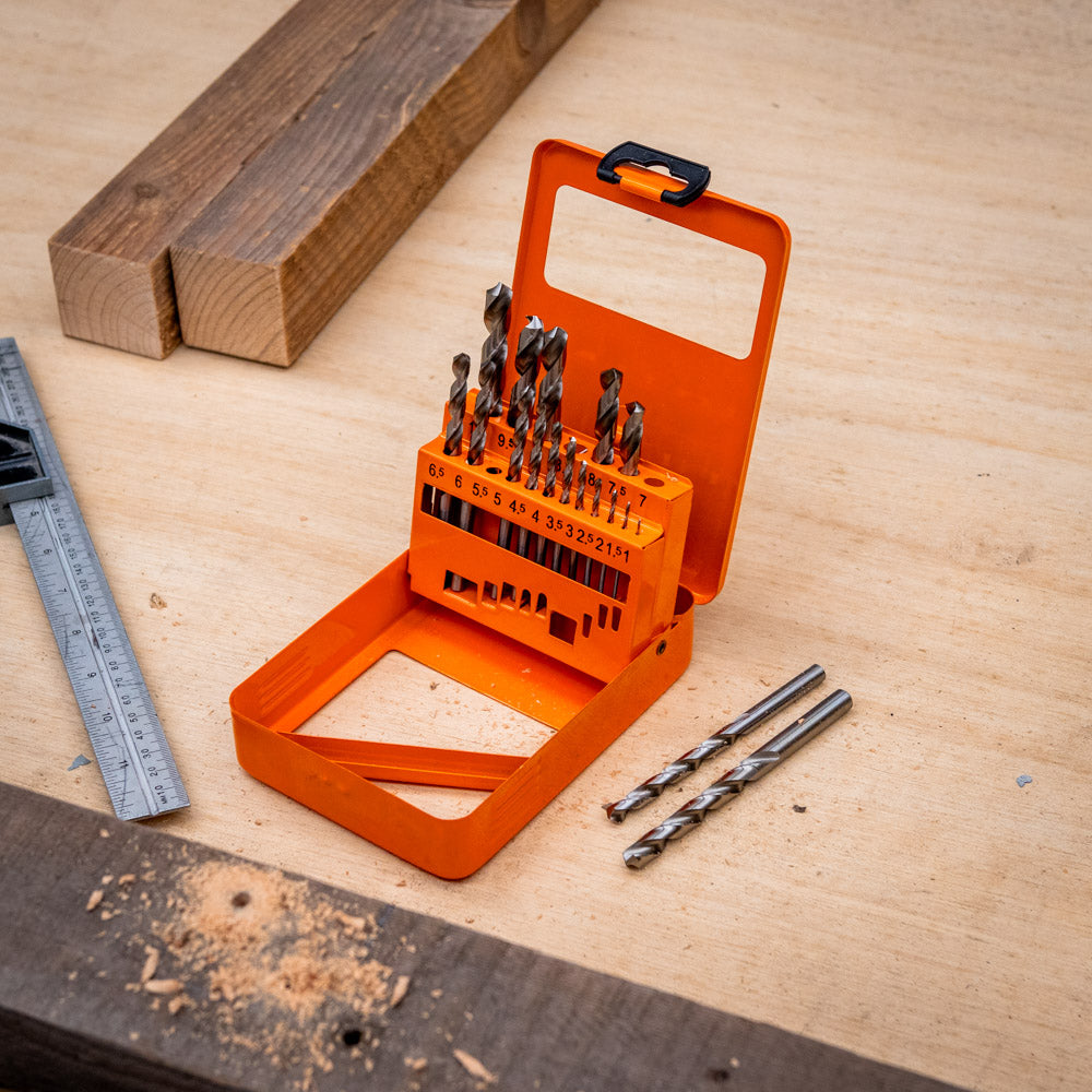 Vaunt 19 Piece HSS Ground Forged Drill Bit Set
