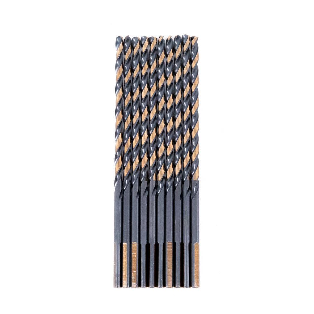 Vaunt 5.0mm x 132mm HSS M2 Long Turbo Drill Bits - Pack of 10