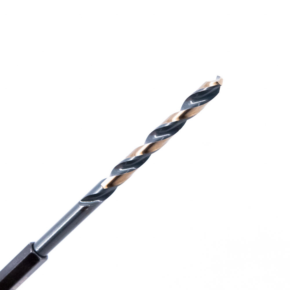 Vaunt 5.0mm x 106mm 1/4'' Hex Shank HSS M2 Turbo Drill Bits - Pack of 5