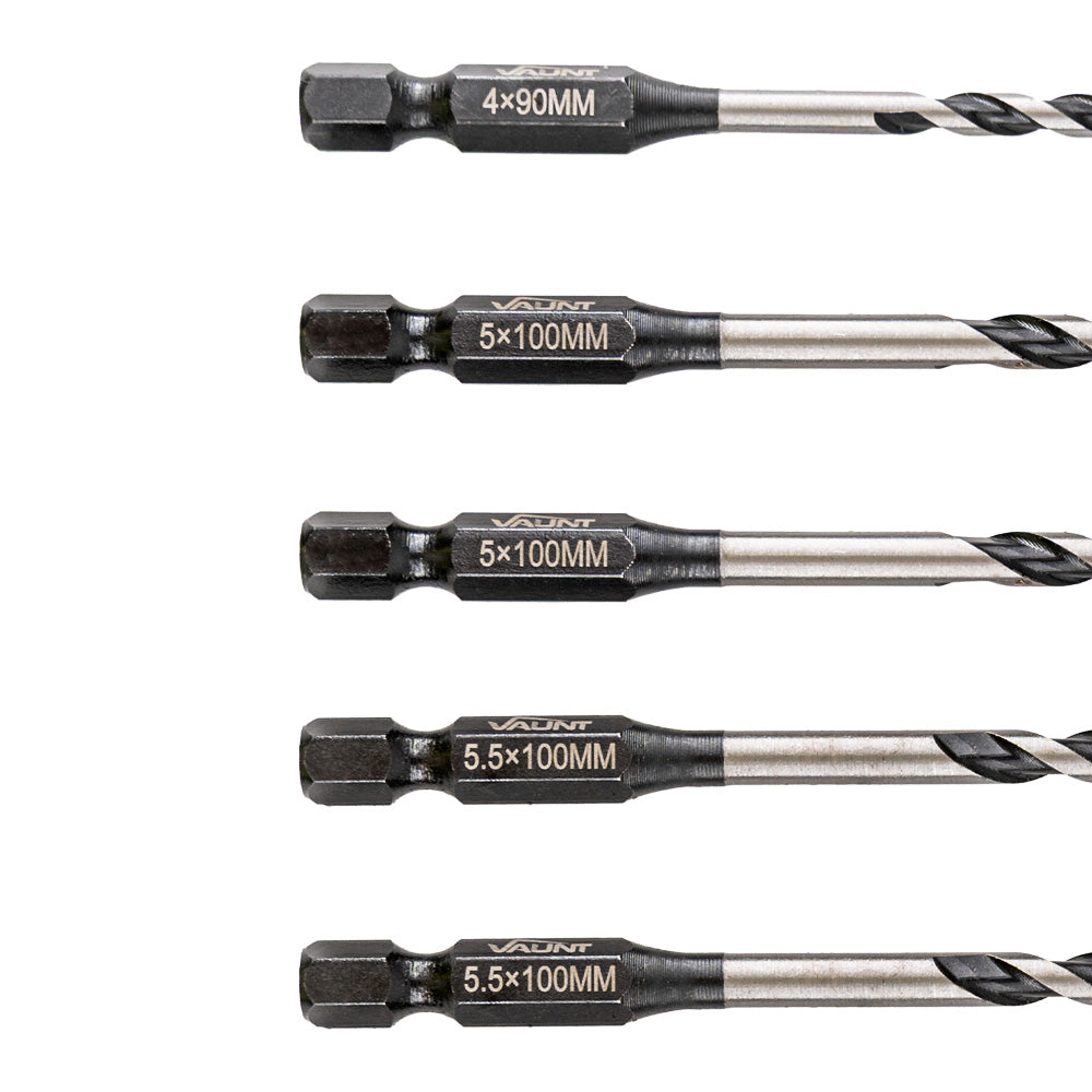 Vaunt 10 Piece Multi-Construction Drill Bit Set