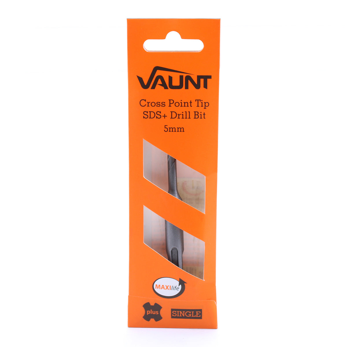 Vaunt SDS+ Endurance Cross Tip Drill Bit 5mm x 110mm