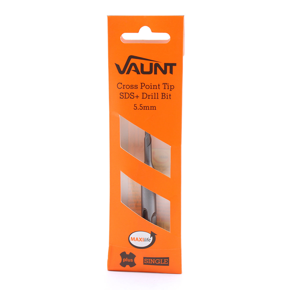 Vaunt SDS+ Endurance Cross Tip Drill Bit 5.5mm x 110mm