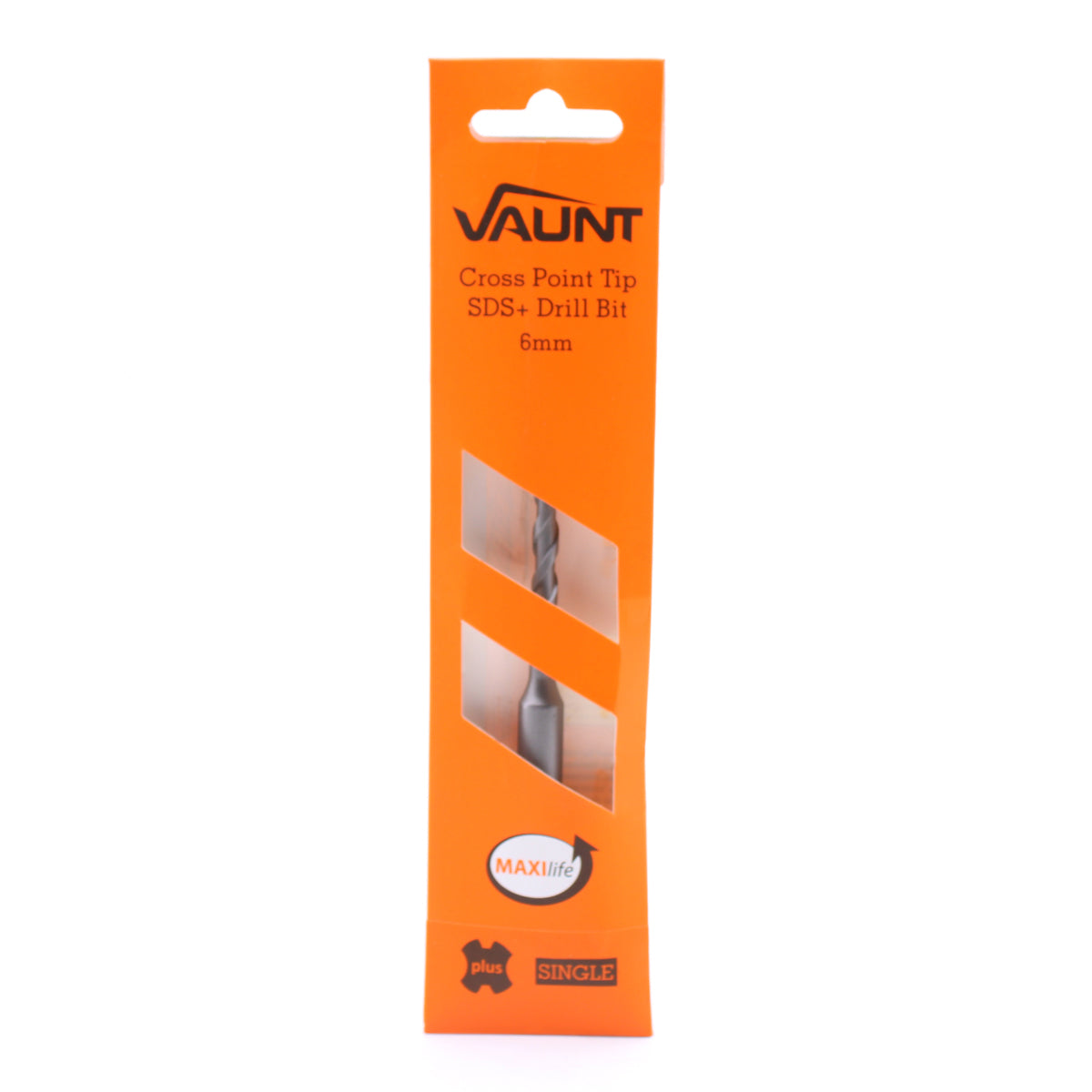Vaunt SDS+ Endurance Cross Tip Drill Bit 6mm x 160mm