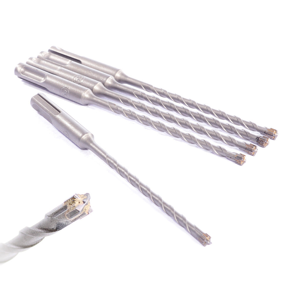 Vaunt SDS+ Endurance Cross Tip Drill Bit 5.5mm x 160mm - Pack of 5
