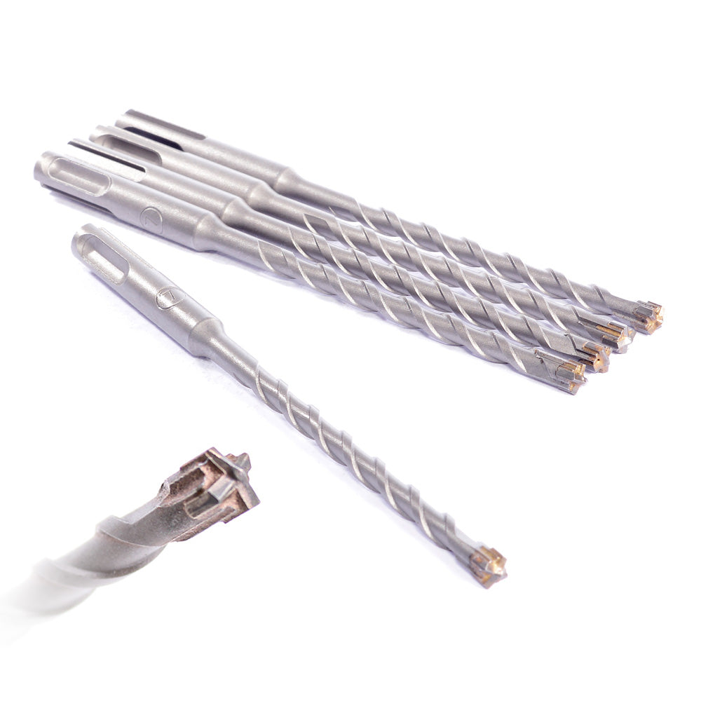 Vaunt SDS+ Endurance Cross Tip Drill Bit 6.5mm x 160mm - Pack of 5