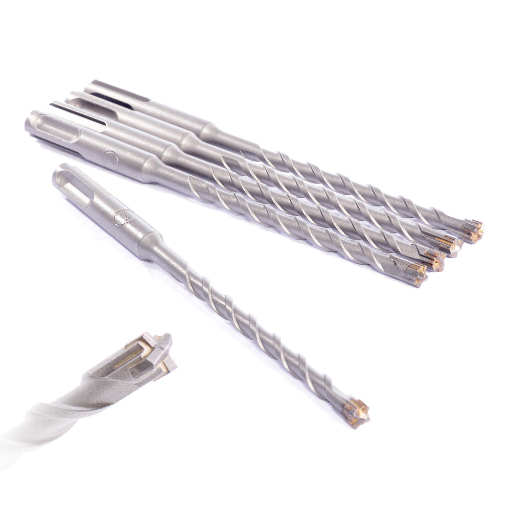 Vaunt SDS+ Endurance Cross Tip Drill Bit 7mm x 160mm - Pack of 5